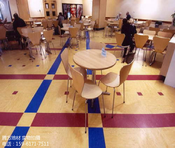 PVC塑膠地板在餐廳的優點
